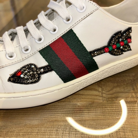 Gucci Ace Embroidered Arrow Sneakers Womens - Picture 5 of 12